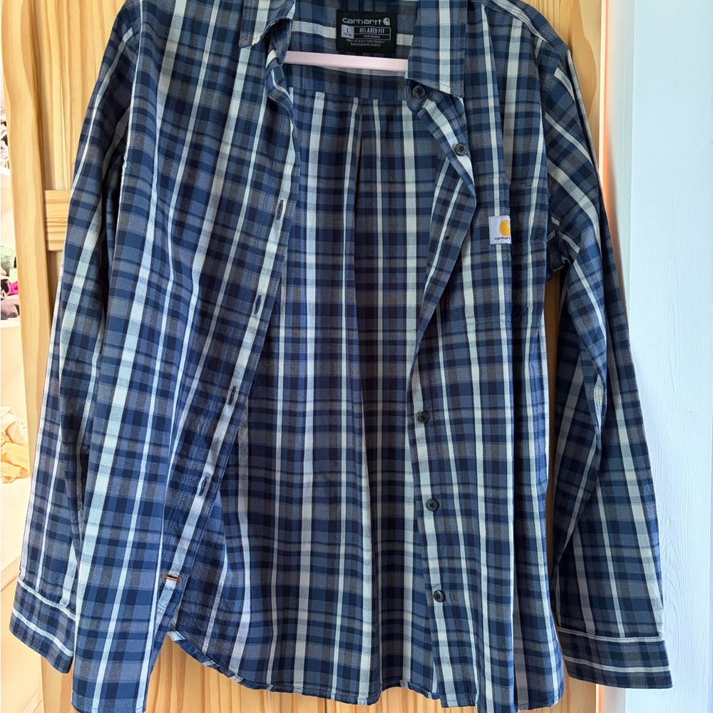 Carhartt Women’s Blue Plaid Workshirt